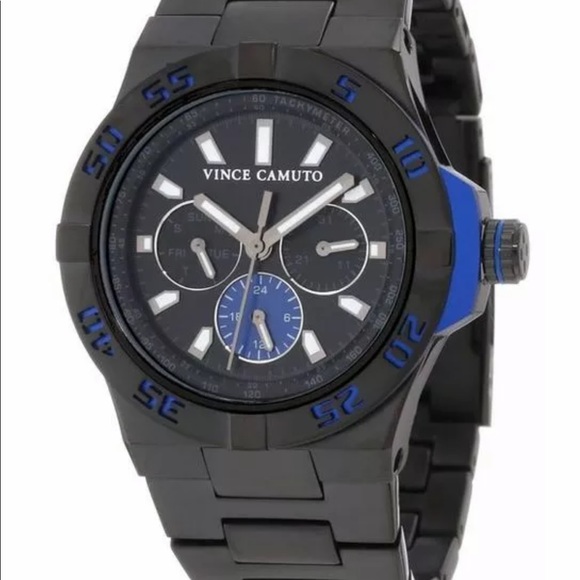 🖤Vince Camuto Men's Multi-Function Black 💙Watch